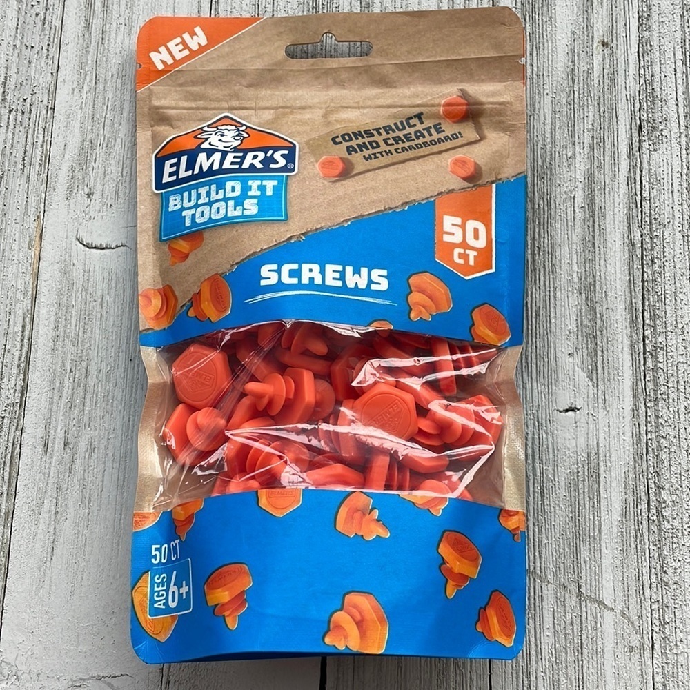 NEW!  Elmer’s Build It Tools 50 Count Screws • Multiple Available
